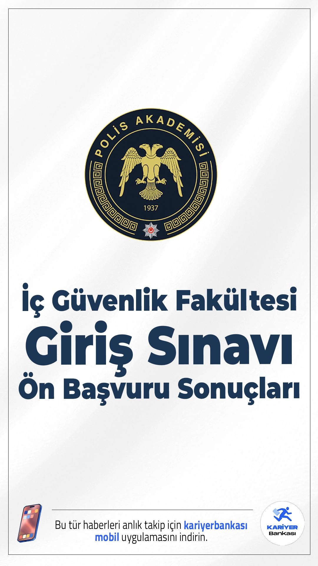 2025 Yılı İç Güvenlik Fakültesi Giriş Sınavı Ön Başvuru Sonuçları Açıklandı.