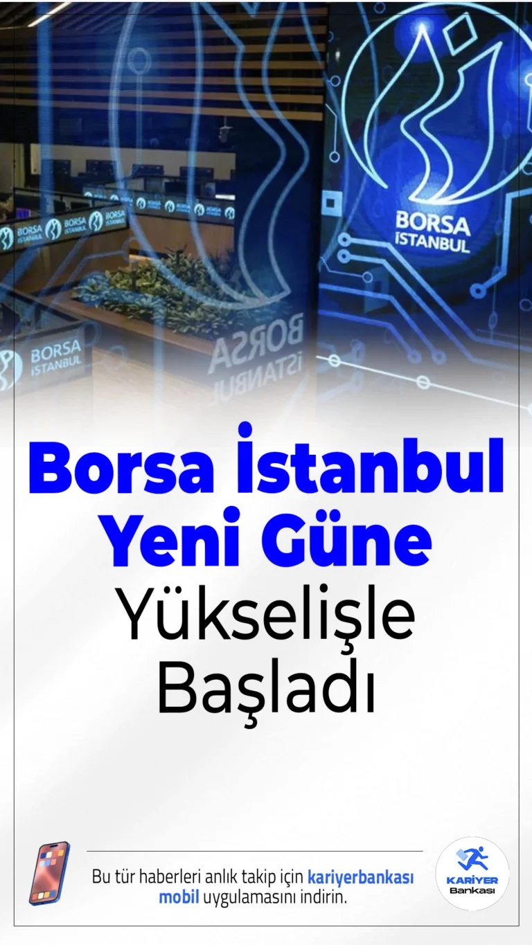 Borsa İstanbul Yeni Güne Yükselişle Başladı.BIST 100 endeksi güne yüzde 0,20 artışla 10.637,42 puandan başladı. Uzmanlara göre teknik seviyelerde 10.700 ve 10.800 puanlar direnç olarak öne çıkıyor.