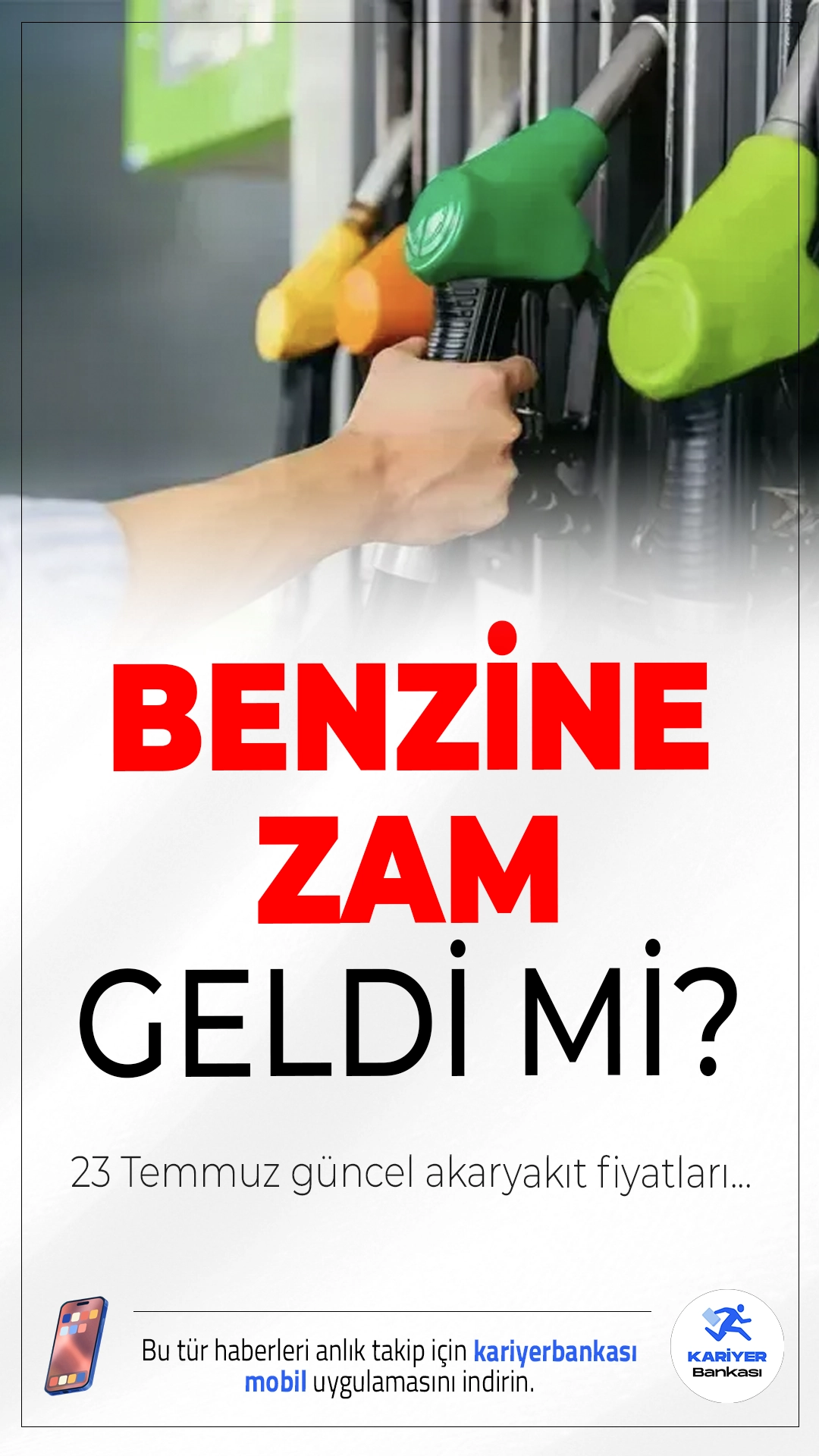 23 Temmuz 2025 Akaryakıt Fiyatları: Benzine Zam Geldi Mi? Güncel Liste.Brent petrol ve döviz kurundaki hareketlilik, akaryakıt fiyatlarını etkilemeye devam ediyor. İstanbul, Ankara ve İzmir’de benzin, motorin ve LPG fiyatları güncellendi.