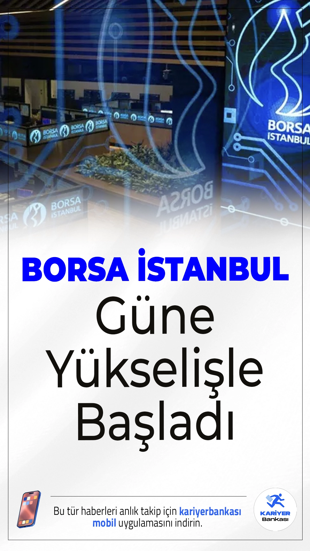 Borsa İstanbul Güne Yükselişle Başladı.BIST 100 endeksi, haftanın ilk işlem gününe yüzde 0,23 artışla 10.103,74 puandan başladı. Spor hisseleri dikkat çekiyor.