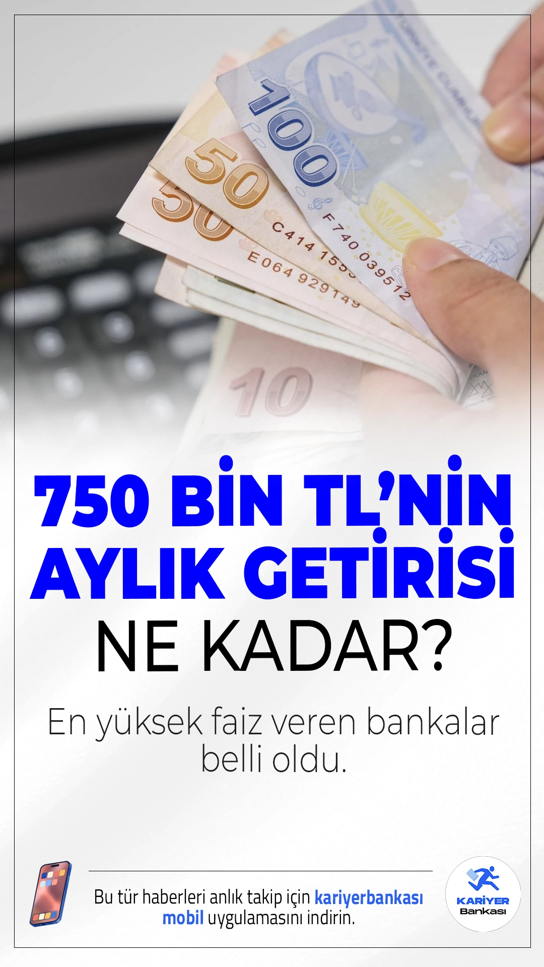 750 Bin TL’nin 1 Aylık Faiz Getirisi Ne Kadar? En Yüksek Mevduat Faizi Veren Bankalar Belli Oldu!Merkez Bankası’nın faiz toplantısı öncesi yatırımcılar, 750 bin TL’nin aylık getirisini ve en yüksek faizi veren bankaları araştırıyor. İşte 18 Temmuz 2025 itibarıyla güncel oranlar...