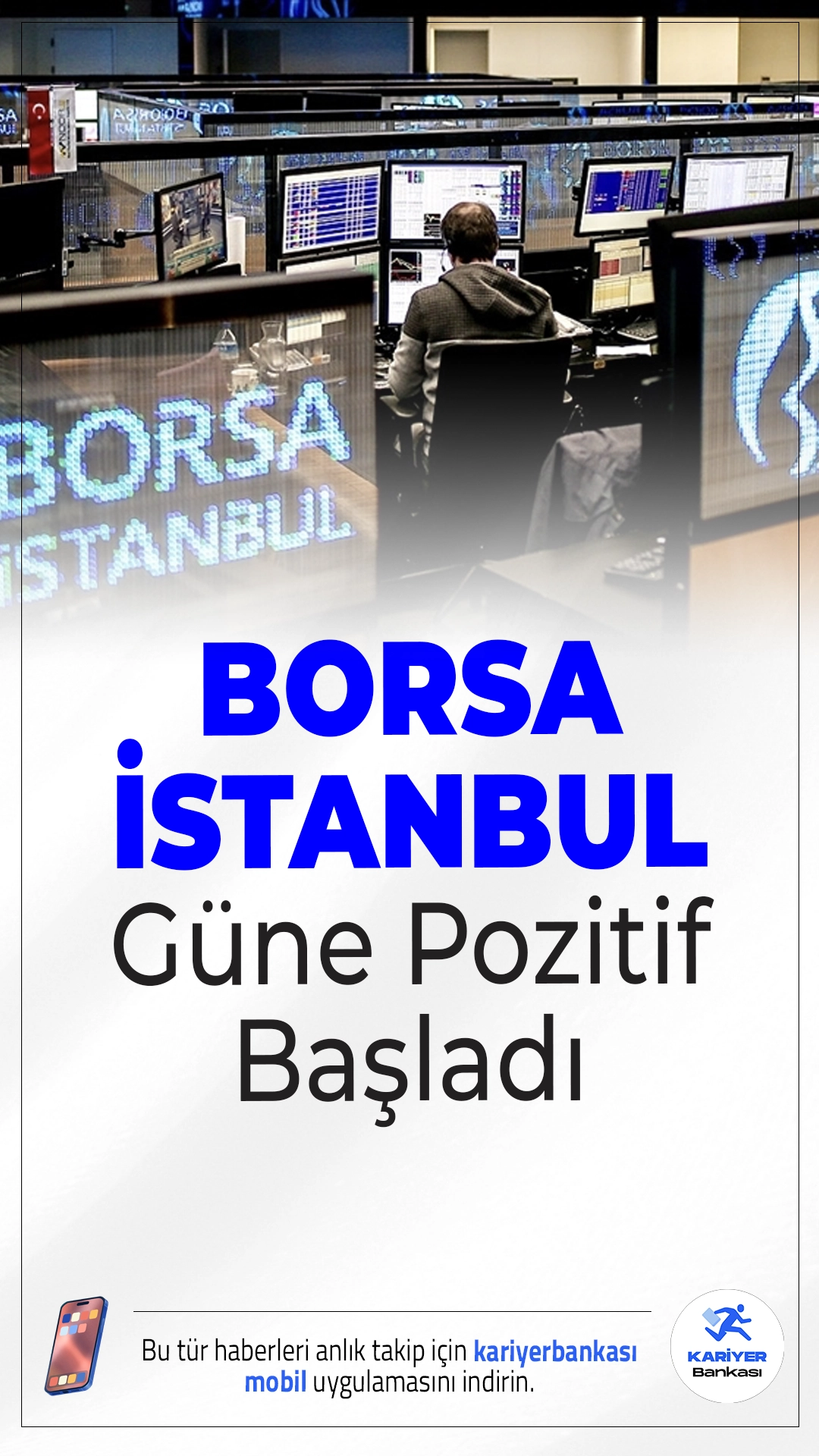 Borsa İstanbul Yeni Güne Pozitif Başladı.Borsa İstanbul'da BIST 100 endeksi, güne hafif yükselişle 10.008,49 puandan başladı. Endeks, dünkü kaybın ardından güne toparlanma sinyalleri vererek girdi.