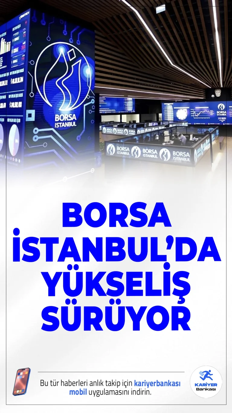 Borsa İstanbul'da Yükseliş Eğilimi Devam Ediyor.BIST 100 endeksi güne pozitif bir başlangıç yaparak yatırımcısına umut verdi. Uzmanlar, teknik seviyelere dikkat çekiyor.