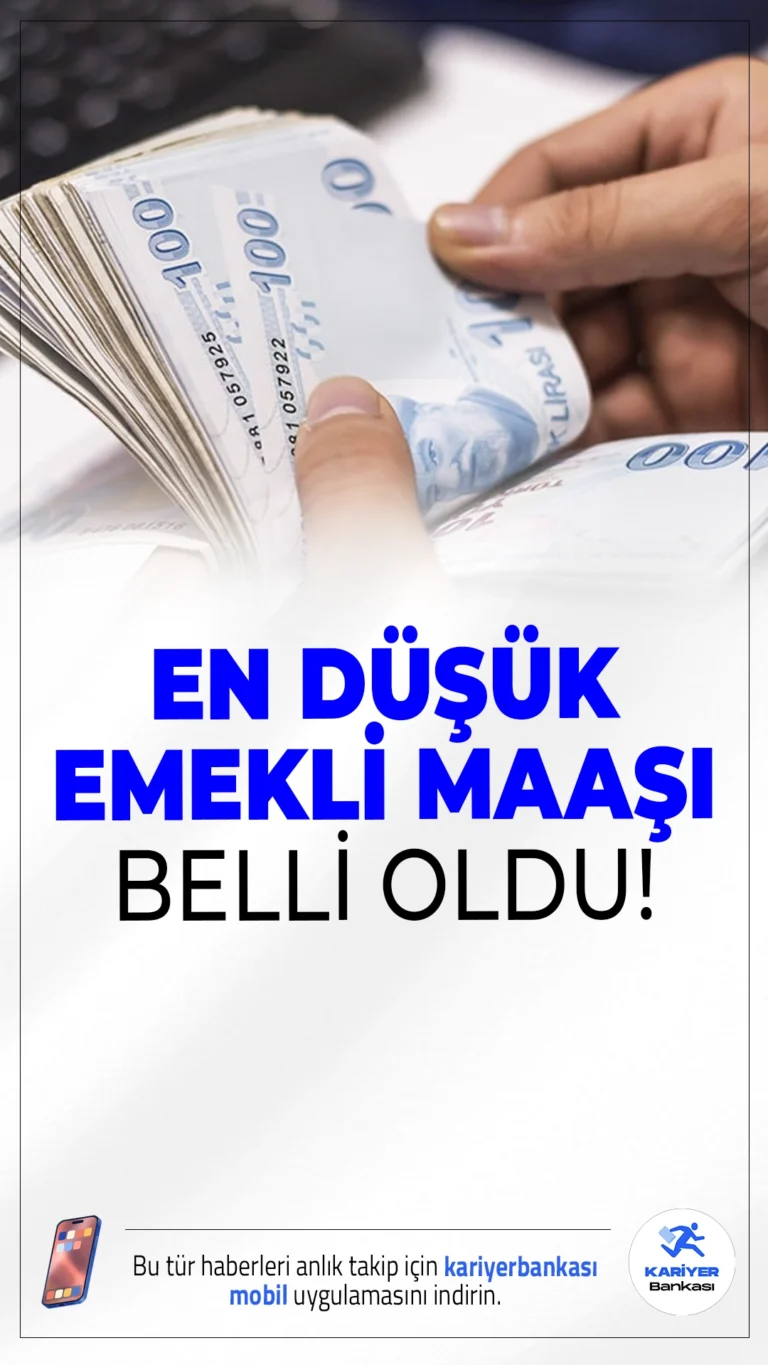 En Düşük Emekli Aylığı 16 Bin 881 TL'ye Yükseltildi.SSK ve Bağ-Kur emeklileri için en düşük emekli maaşı, Temmuz 2025 itibarıyla 16 bin 881 liraya çıkarıldı. Artış, TÜFE oranı esas alınarak belirlendi.