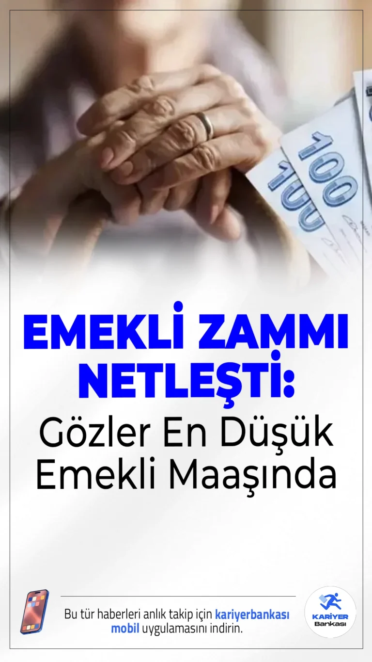 Emekli Zammı Netleşti: Gözler En Düşük Emekli Maaşında.Emeklilere yapılacak %16,67’lik zam belli olurken, en düşük emekli maaşına ek artış yapılması beklentisiyle ekonomi yönetimi kritik görüşmelere hazırlanıyor.