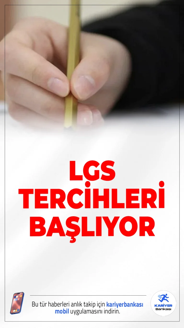 LGS Tercih Dönemi Başlıyor: İşte Merak Edilen Tüm Detaylar.Liselere Geçiş Sistemi kapsamındaki tercih süreci 1 milyon öğrenciyi ilgilendiriyor; e-Okul üzerinden yapılacak başvurular 24 Temmuz’a kadar sürecek.