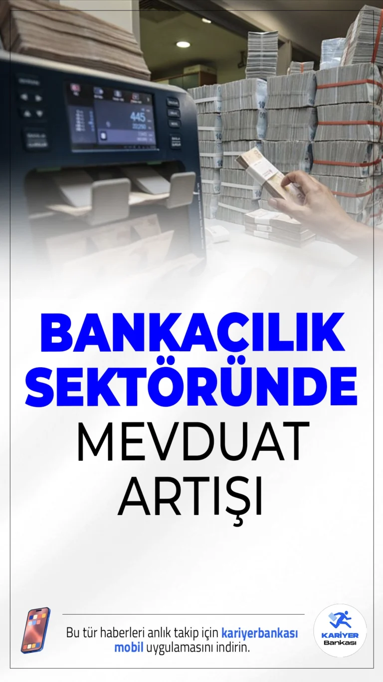 Bankacılık Sektöründe Mevduat Artışı.18 Temmuz haftasında bankacılık sektöründe toplam mevduat yaklaşık 195 milyar TL artarak 24,4 trilyon TL’yi geçti. TL ve döviz mevduatları yükselirken, tüketici kredileri hafif geriledi.