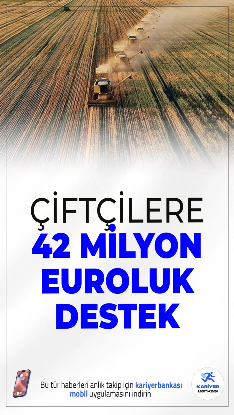 Çiftçilere 42 Milyon Euroluk Dev Destek: Başvurular 14 Temmuz'da Başlıyor.Tarım ve Orman Bakanlığı çiftçilere yönelik 42 milyon euro bütçeli destek programı başlattı. Başvurular 14 Temmuz'da başlayacak ve 1 Eylül'de sona erecek.