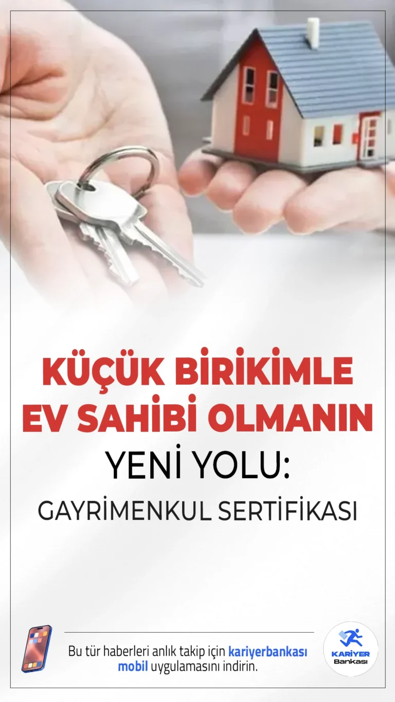 Küçük Birikimle Ev Sahibi Olmanın Yeni Yolu: Gayrimenkul Sertifikası!TOKİ ve Emlak Konut GYO'nun yeni projesiyle, borsa üzerinden küçük yatırımlarla ev sahibi olmak artık mümkün. İstanbul'da başlayan uygulama, merak edilen pek çok soruya yanıtla netleşti.