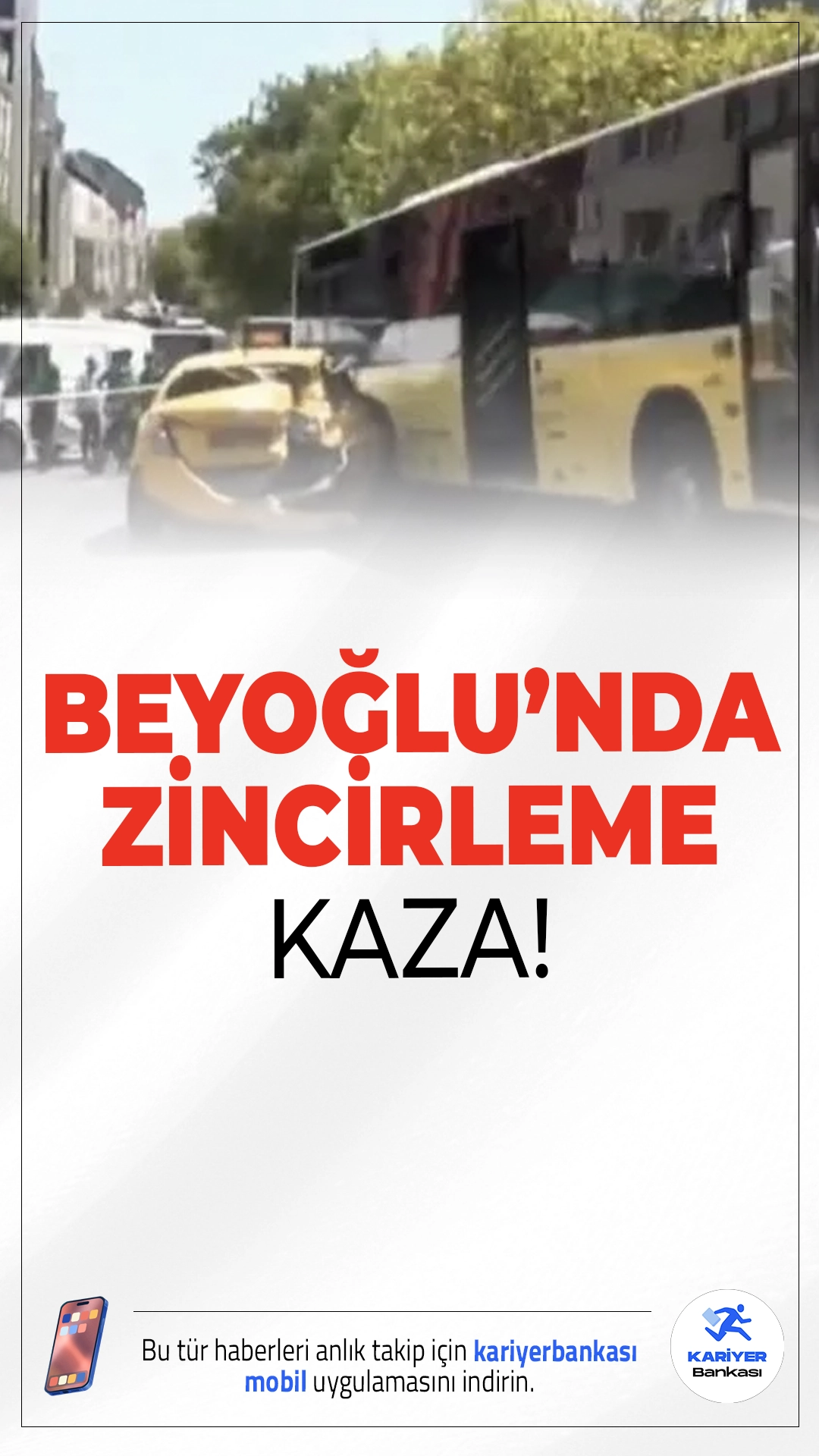 İstanbul Beyoğlu’nda Zincirleme Kaza: 9 Araç Birbirine Girdi, 2 Yaralı.Beyoğlu’nda İETT otobüsünün de karıştığı zincirleme kazada 9 araç hasar gördü. Kazada 2 kişi yaralandı, olayla ilgili inceleme başlatıldı.