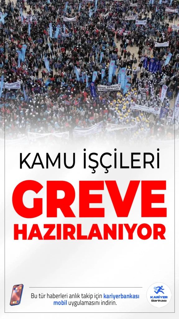 Kamu İşçilerinde Grev Kararı Netleşti.Toplu sözleşme görüşmelerinde hükümetin teklifini geri çekmesi üzerine kamu işçileri grev kararı aldı. İlk fiili grev, 1 Ağustos’ta Eti Maden’in bor işletmelerinde gerçekleşecek.