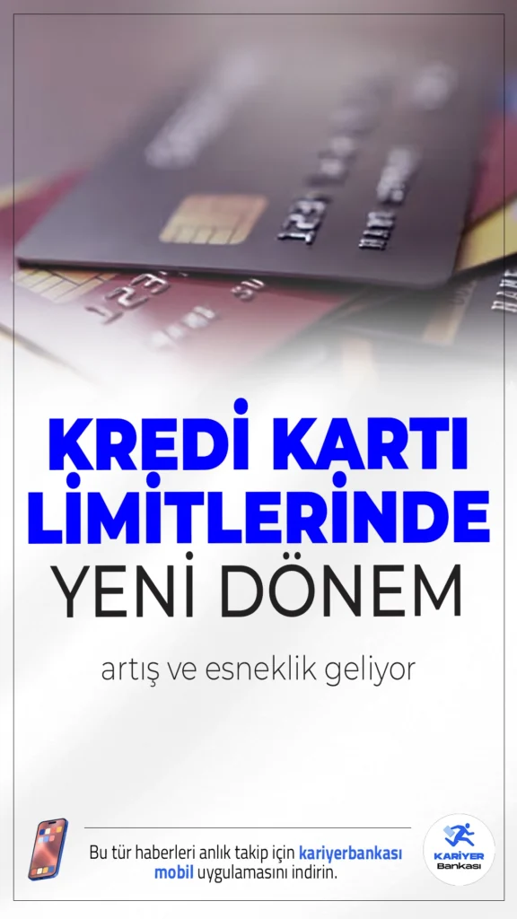 Kredi Kartı Limitlerinde Yeni Dönem: Artış ve Esneklik Geliyor.Kredi kartı kullanıcılarına yönelik yeni düzenleme ile hem nakit avans limiti hem de kredi kartı limitleri artırılıyor. İşte detaylar...