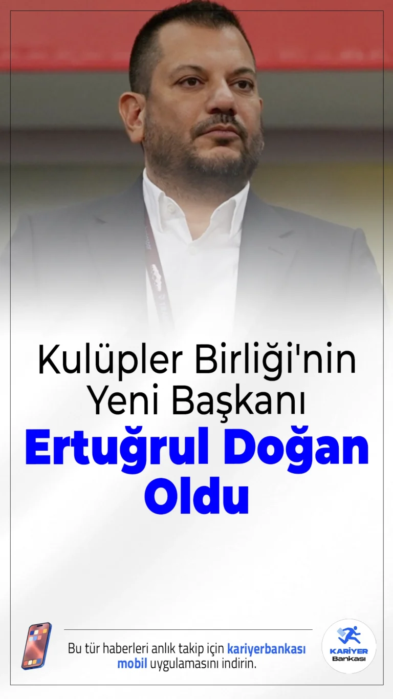 Kulüpler Birliği'nin Yeni Başkanı Ertuğrul Doğan Oldu.Ali Koç’un istifası sonrası gerçekleştirilen olağan seçimli genel kurulda, Kulüpler Birliği Vakfı’nın yeni başkanı Trabzonspor Başkanı Ertuğrul Doğan oldu.