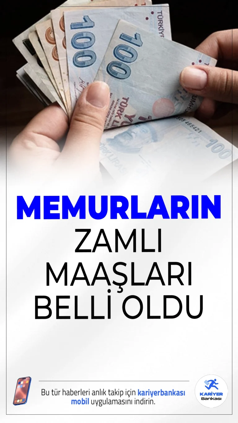 15 Temmuz 2025 Zamlı Memur Maaşları Belli Oldu: Kim Ne Kadar Alacak?3 Temmuz'da açıklanan enflasyon verilerine göre memurlar ve emeklilere %15.57 oranında zam yapıldı. Yeni maaşlar 15 Temmuz’da hesaplara yatacak.