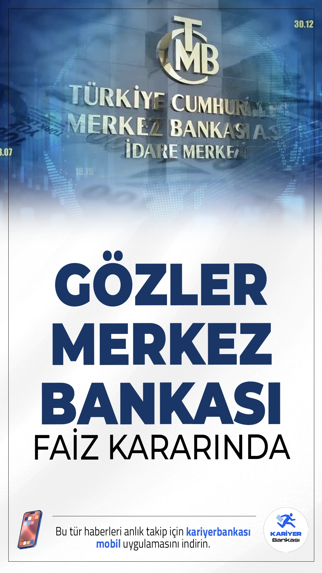 Gözler Perşembe Günü Açıklanacak Faiz Kararına Kitlendi.TCMB’nin 24 Temmuz’daki toplantısında politika faizinin yüzde 43,50’ye çekilmesi bekleniyor. Gözler saat 14.00’te açıklanacak kararda olacak.