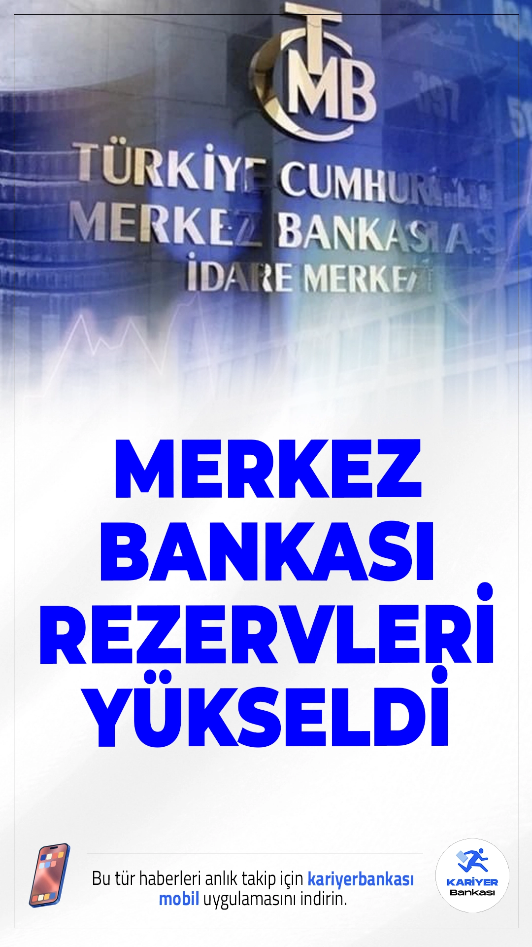 Merkez Bankası Rezervlerinde Artış: 171,8 Milyar Dolara Yükseldi.Türkiye Cumhuriyet Merkez Bankası (TCMB) toplam rezervleri, 25 Temmuz 2025 haftasında 3 milyar 279 milyon dolar artarak 171 milyar 848 milyon dolara çıktı.