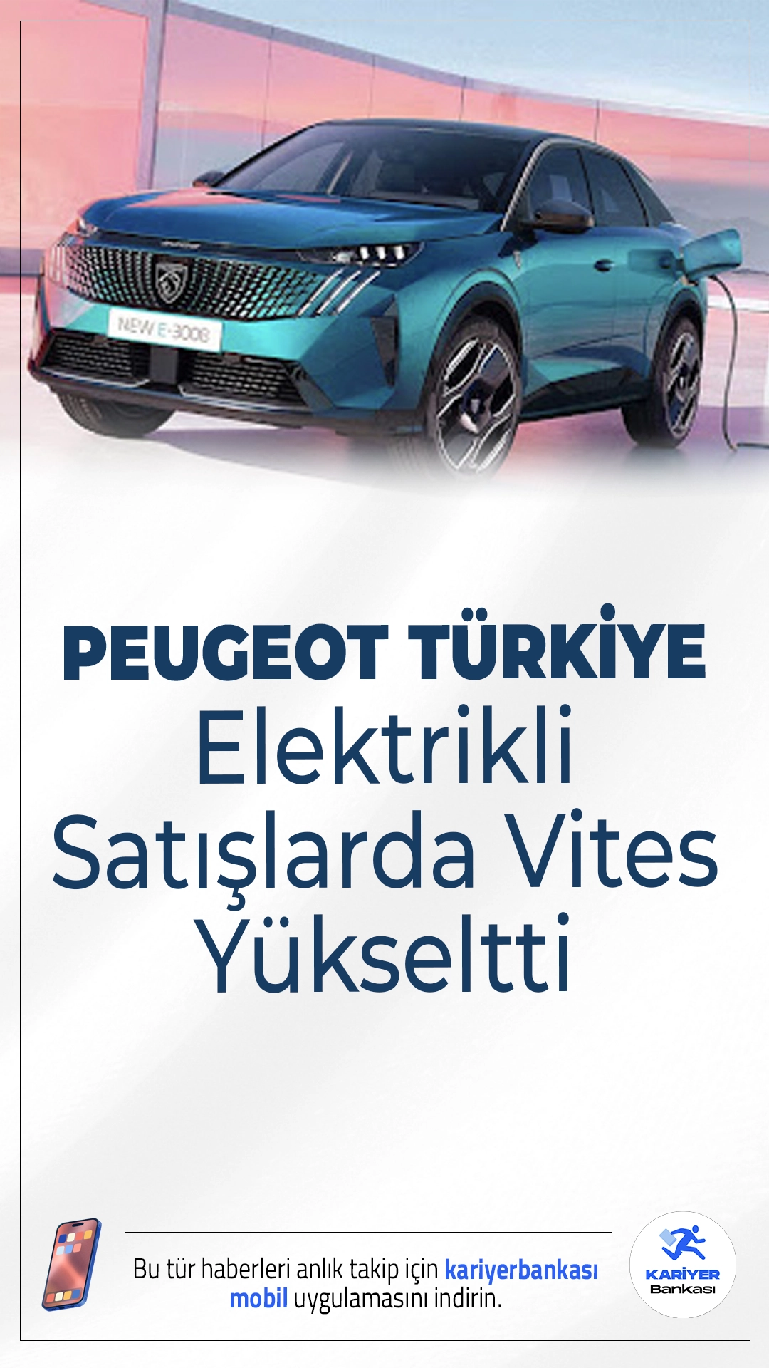 Peugeot Türkiye, Elektrikli Satışlarda Vites Yükseltti: Hedef 77 Bin Adet!Elektrikli araçlara olan talebin artmasıyla 2025 satış hedefini yukarı çeken Peugeot Türkiye, yılın ilk yarısında elektrikli satışlarını 5 kat artırdı.