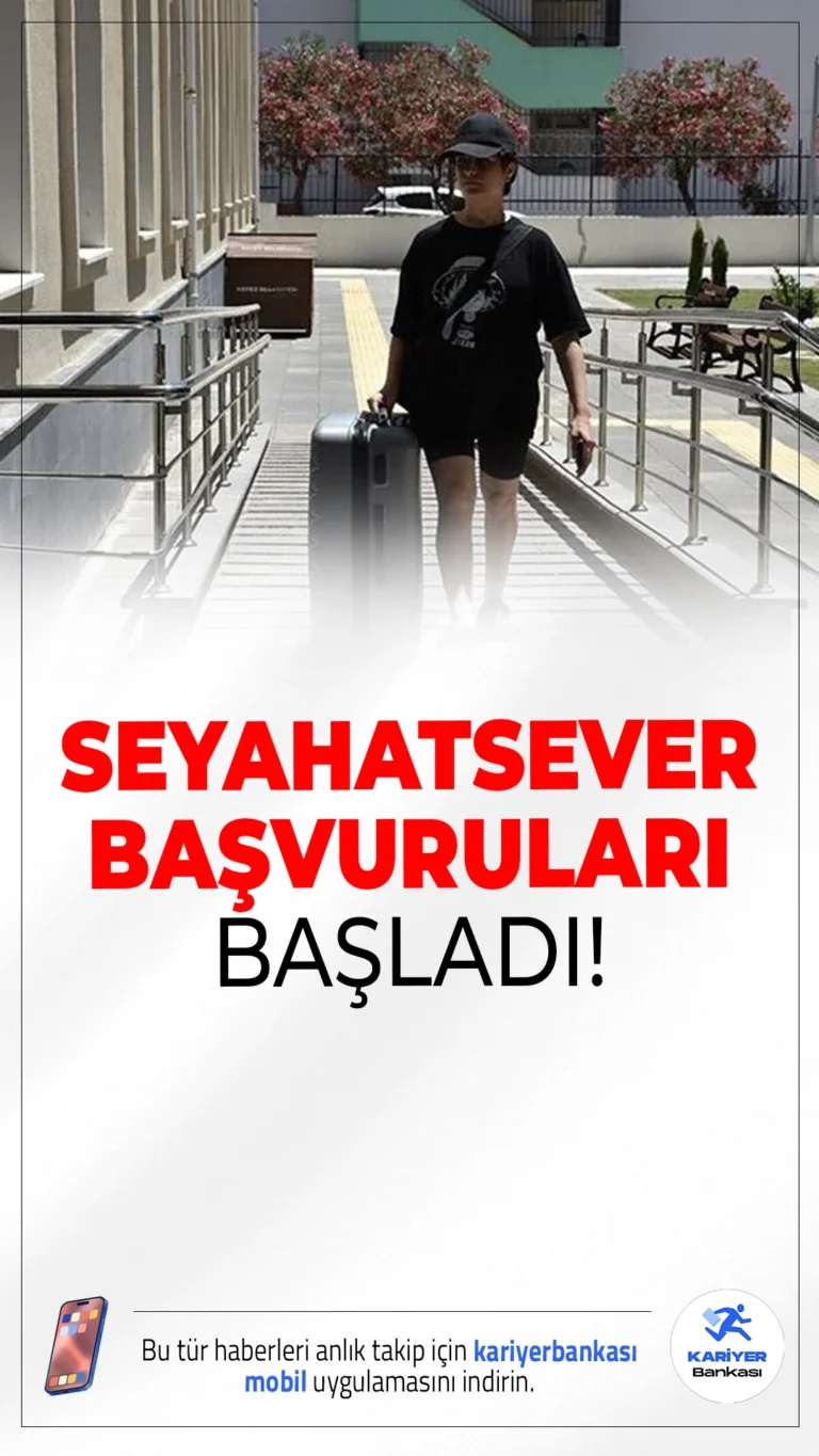 2025 Seyahatsever Başvuruları Başladı.18-30 yaş arası gençlere ücretsiz tatil fırsatı sunan Seyahatsever 2025 projesi için başvurular 7 Temmuz itibarıyla başladı, kampanya 24 Ağustos’a kadar sürecek.