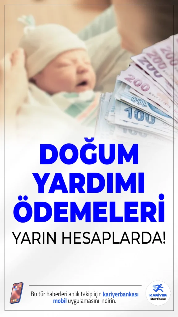 Temmuz Doğum Yardımı Ödemeleri 31 Temmuz'da Hesaplarda.Aile ve Sosyal Hizmetler Bakanı Mahinur Özdemir Göktaş, Temmuz 2025 doğum yardımı ödemelerinin 31 Temmuz'da hak sahiplerinin hesaplarına yatırılacağını açıkladı. Doğum Destek Sistemi’nde yapılan yeni düzenleme ile birlikte ilk çocuğa 5.000 TL tek seferlik, ikinci çocuğa aylık 1.500 TL, üç ve sonraki çocuklara ise aylık 5.000 TL destek verilecek.