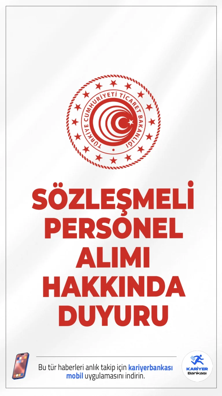 Ticaret Bakanlığı Personel Alımı Sınav Sonuçları Açıklandı
