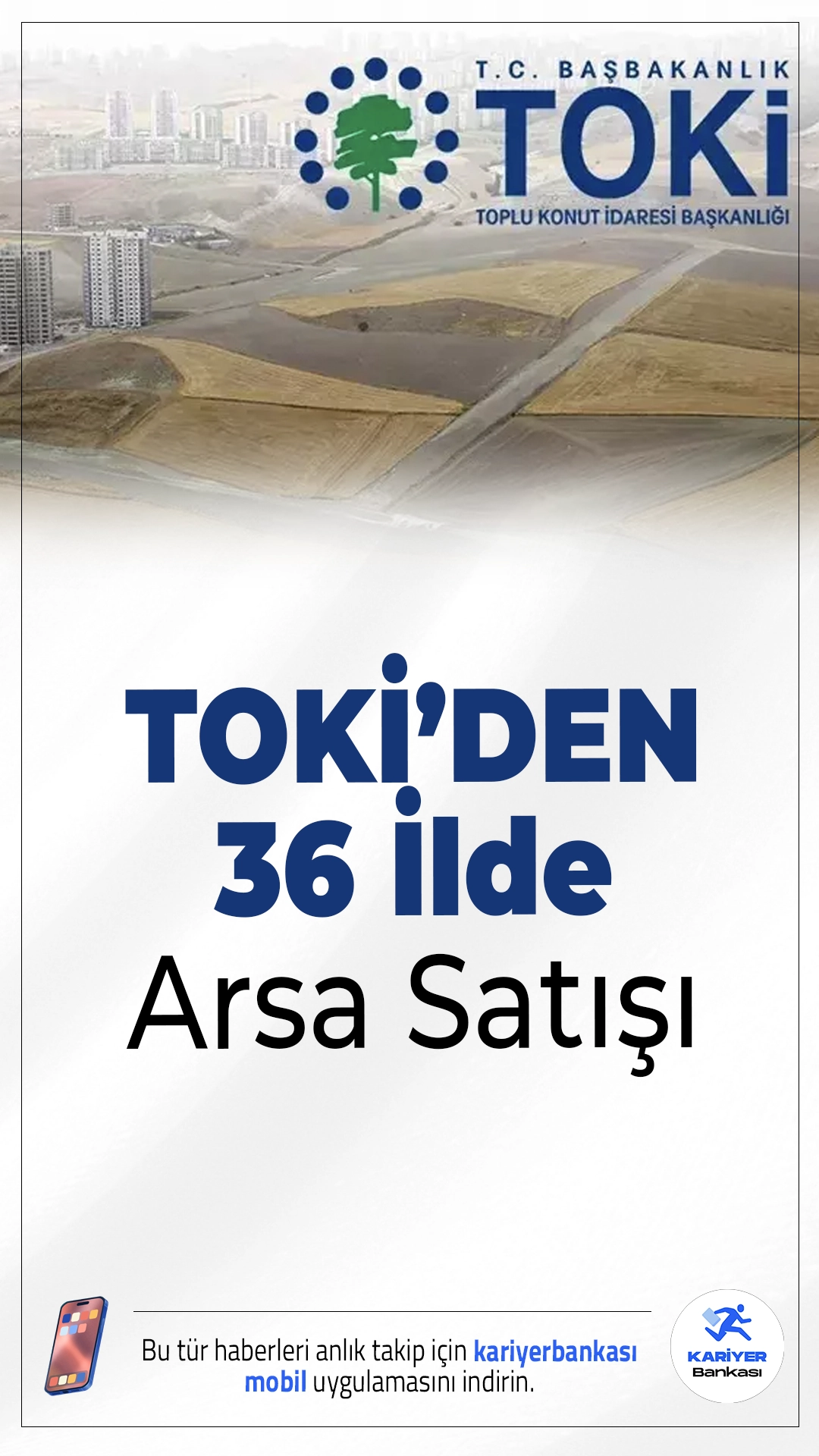TOKİ 36 İlde 245 Arsayı Satışa Sunuyor.TOKİ, konut, ticaret, sanayi gibi farklı alanlara uygun 245 arsayı 4 Ağustos'ta açık artırmayla satışa çıkaracak.