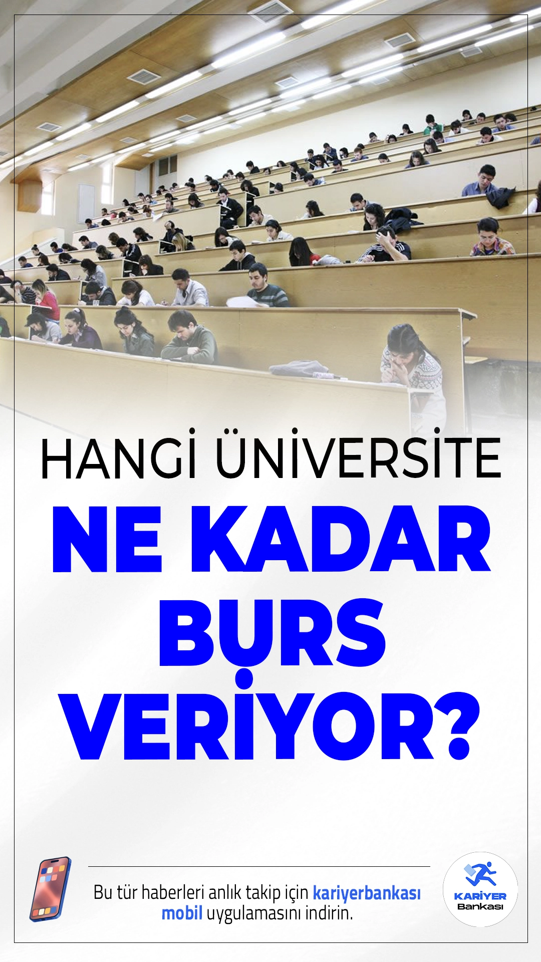 Üniversitelerden Rekor Burslar! 2025-2026 Yılında Kim Ne Kadar Burs Veriyor?YKS’de derece yapan öğrencilere üniversiteler adeta burs yarışına girdi. Bu yıl bazı devlet üniversiteleri vakıfları bile geride bırakacak burslar açıklarken, barınmadan teknoloji desteğine kadar çok çeşitli imkanlar sunuluyor.