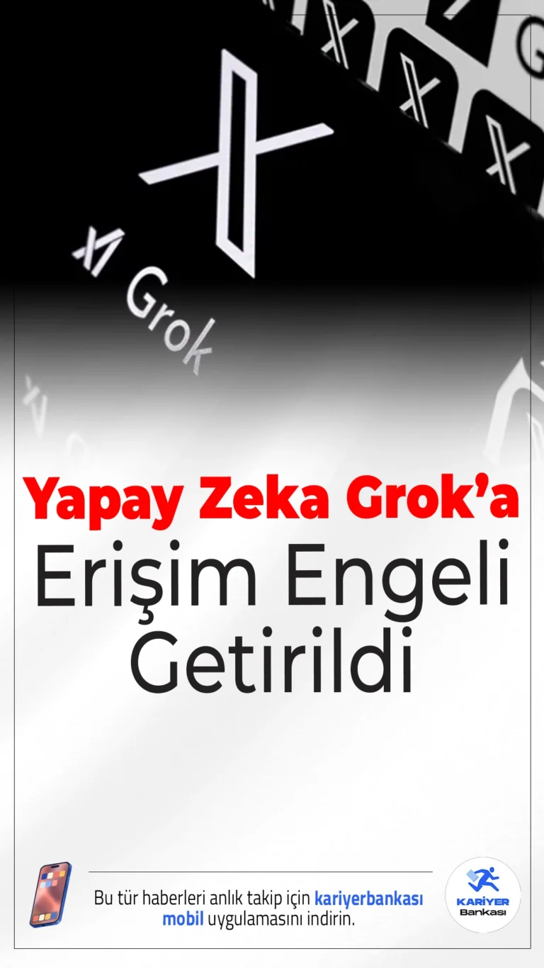 Yapay Zeka Grok'a Erişim Engeli Getirildi!X platformunun yapay zekası Grok, uygunsuz yanıtlar nedeniyle erişim engeline takıldı. Soruşturma Ankara Cumhuriyet Başsavcılığı tarafından başlatıldı.
