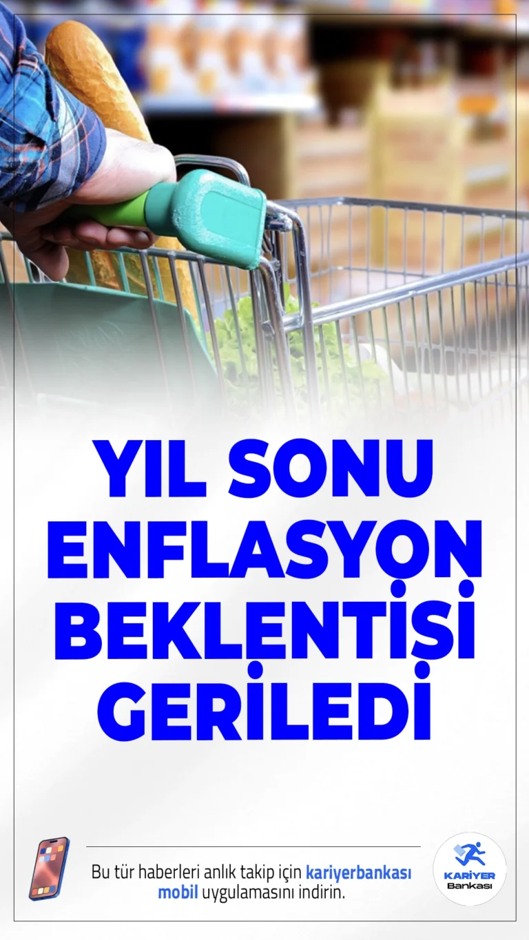 Yıl Sonu Enflasyon Beklentisi Geriledi.Merkez Bankası'nın temmuz ayı Piyasa Katılımcıları Anketi'ne göre yıl sonu enflasyon beklentisi düşüş gösterirken, dolar kuru ve cari açık beklentileri yükseldi.