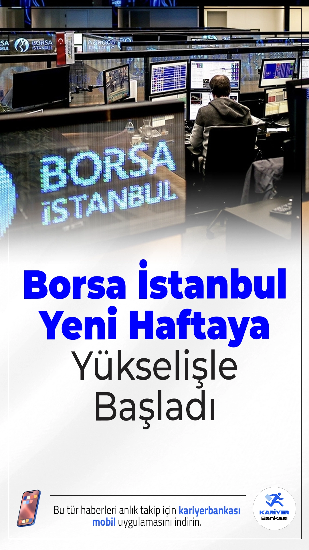 Borsa İstanbul Yeni Haftaya Yükselişle Başladı.Borsa İstanbul'da BIST 100 endeksi haftaya pozitif başladı: Yüzde 0,37’lik artışla 10.911,28 puanı gördü.