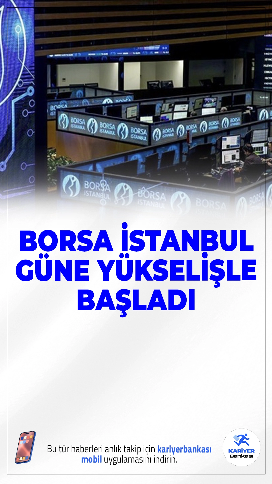 Borsa İstanbul Güne Yükselişle Başladı: Endeks 10.960 Puanda.BIST 100 endeksi yeni güne pozitif bir başlangıç yaptı. Açılışta endeks, yüzde 0,28 artışla 10.960,78 puana yükseldi.