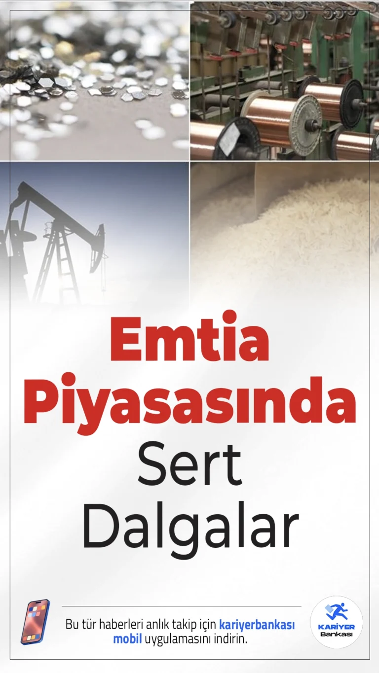 Emtia Piyasasında Sert Dalgalar.Makroekonomik veriler, faiz indirimi beklentileri ve küresel riskler, emtia piyasasında sert fiyat dalgalanmalarına neden oldu.