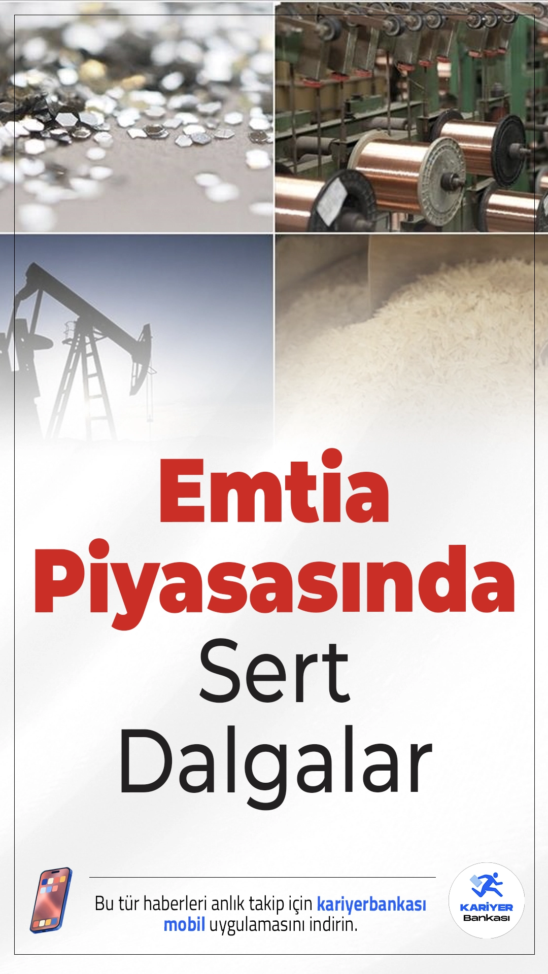 Emtia Piyasasında Sert Dalgalar.Makroekonomik veriler, faiz indirimi beklentileri ve küresel riskler, emtia piyasasında sert fiyat dalgalanmalarına neden oldu.