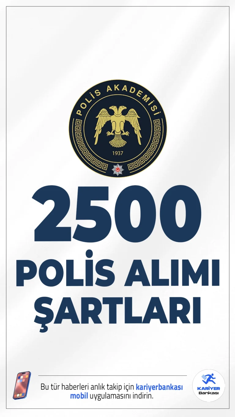 2500 Polis Alımı Başvuruları Şartları.24. Dönem PMYO eğitimi için 2.000 erkek ve 500 kadın olmak üzere toplam 2500 öğrenci alımı başvuruları sürüyor.Başvuru yapacak adayların belirtilen şartları taşıması gerekmektedir.İşte şartlar ve başvuru sayfası.