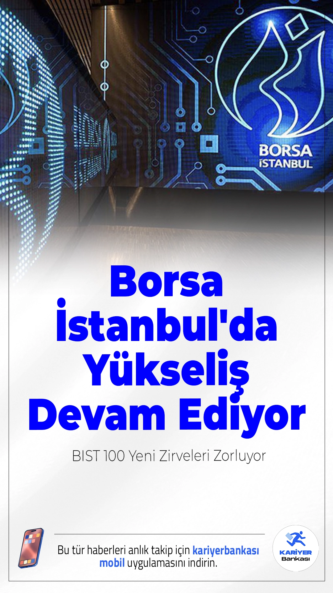 Borsa İstanbul'da Yükseliş Devam Ediyor: BIST 100 Yeni Zirveleri Zorluyor.BIST 100 endeksi güne 11.561,73 puanla başladı. Yüzde 0,28'lik artış yatırımcının pozitif beklentilerini yansıtıyor.