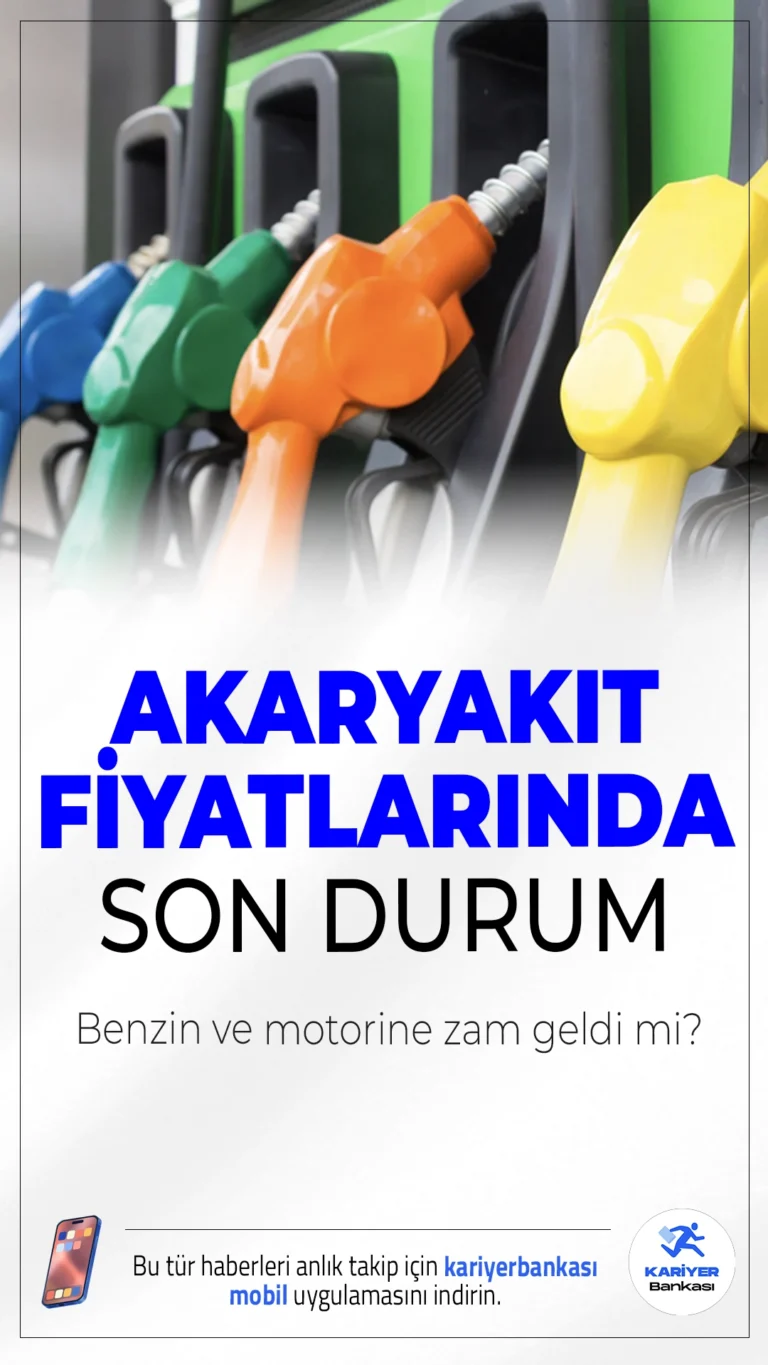 Akaryakıt Fiyatlarında Son Durum: Benzin ve Motorine Zam Geldi mi?4 Ağustos 2025 itibarıyla büyükşehirlerde benzin ve motorin fiyatları yeniden güncellendi. Döviz kuru ve vergi artışlarının etkisiyle fiyatlar şehirden şehre farklılık gösteriyor.