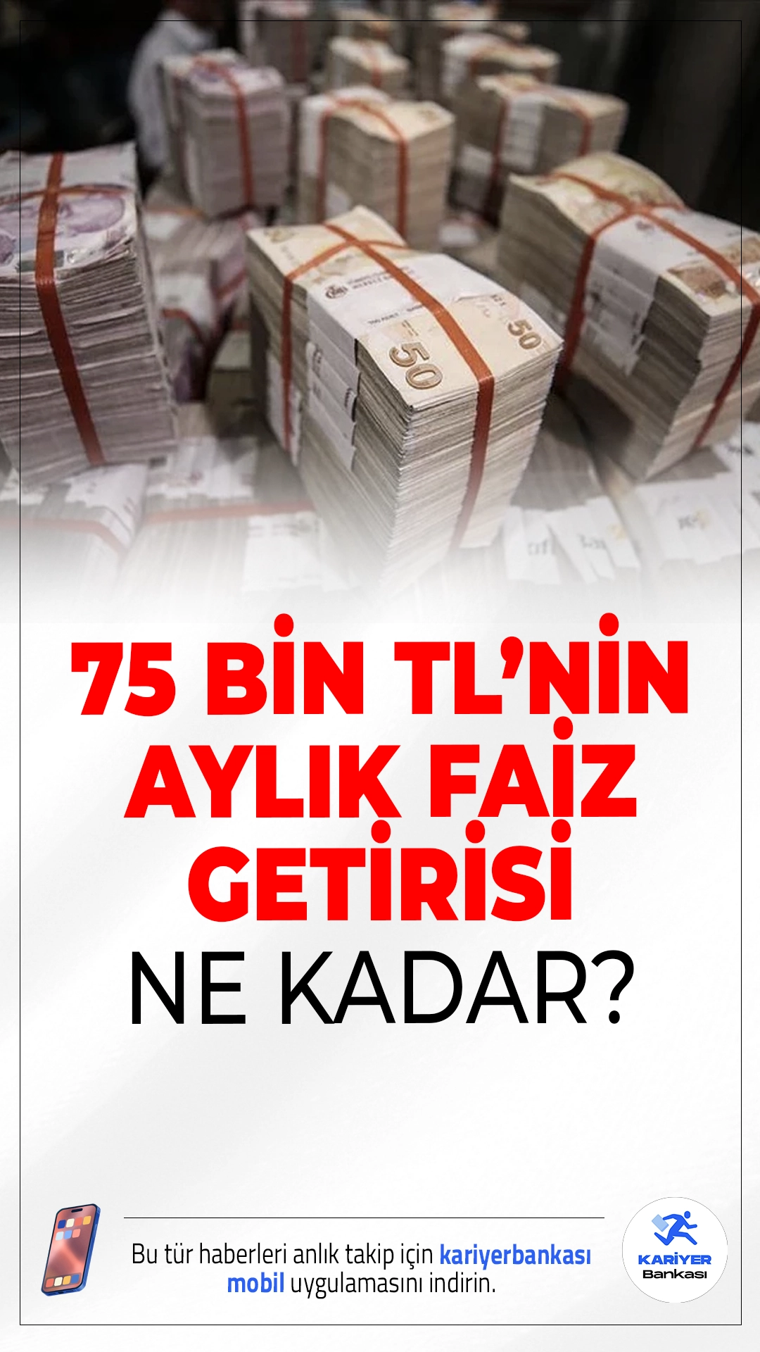 Mevduat Faizleri Geriledi: 75 Bin TL'nin Aylık Getirisi Ne Kadar Oldu?Merkez Bankası’nın politika faizini yüzde 43’e indirmesiyle bankalar da mevduat faiz oranlarını düşürdü. Bu gelişme, 75 bin TL’lik vadeli mevduat hesaplarının aylık kazançlarını önemli ölçüde etkiledi.