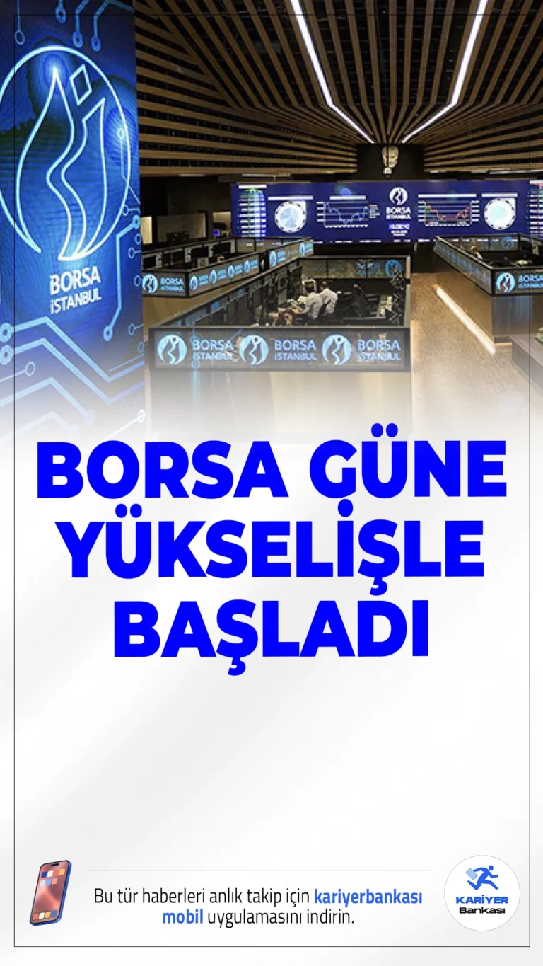 Borsa İstanbul Güne Yükselişle Başladı.BIST 100 endeksi güne yüzde 0,10 artışla 10.966,50 puandan başladı. Endekste sınırlı yükseliş dikkat çekiyor.
