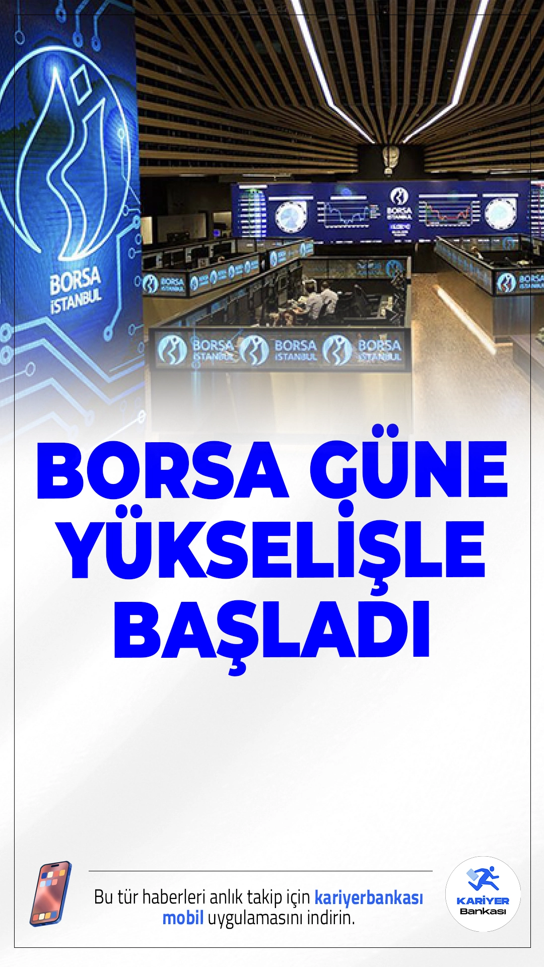 Borsa İstanbul Güne Yükselişle Başladı.BIST 100 endeksi güne yüzde 0,10 artışla 10.966,50 puandan başladı. Endekste sınırlı yükseliş dikkat çekiyor.