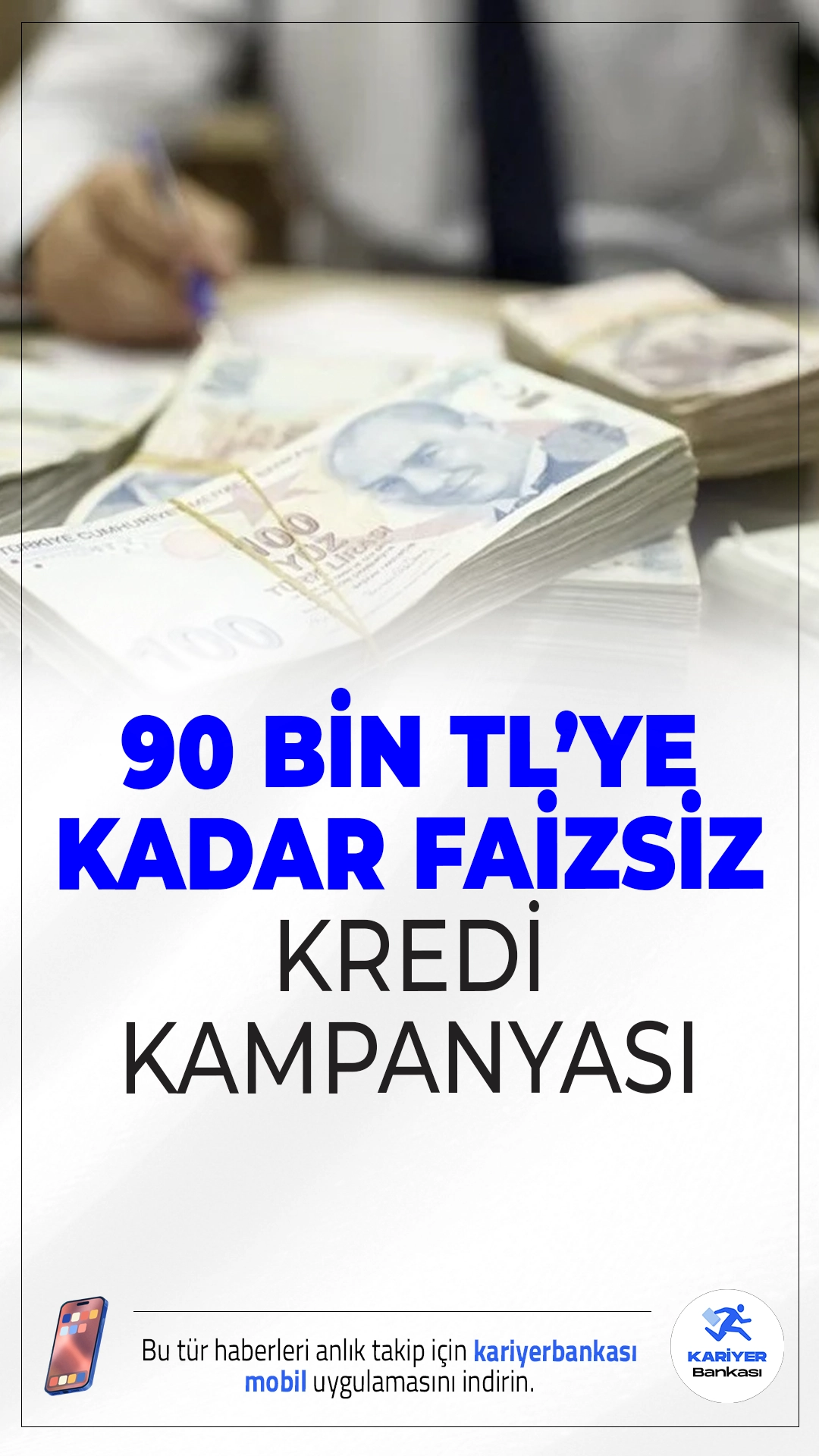 Denizbank'tan Yeni Müşterilere 90 Bin TL’ye Kadar Faizsiz Kredi Desteği!Yeni müşterilere özel hazırlanan Denizbank kampanyasında 65.000 TL'ye kadar faizsiz ihtiyaç kredisi ve 25.000 TL'ye kadar taksitli nakit avans desteği sunuluyor.