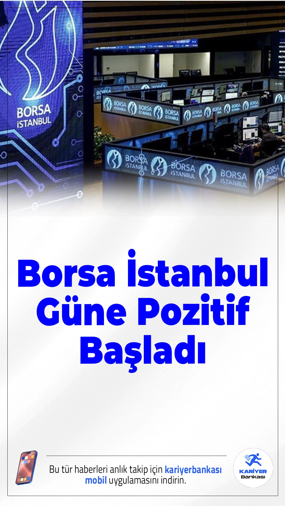 Borsa İstanbul Güne Alıcılı Başladı: BIST 100 Yükselişte.Borsa İstanbul’da BIST 100 endeksi güne pozitif seyirle başladı. Açılışta yüzde 0,17 değer kazanarak 11.388,31 puana yükseldi.
