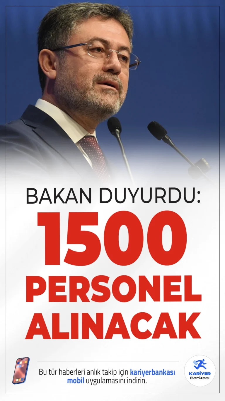Bakan Yumaklı Duyurdu: 1500 Personel Alımı Yapılacak.Tarım ve Orman Bakanı İbrahim Yumaklı, Batman’da hayata geçirilecek dev yatırımın detaylarını paylaştı. Toplam 3 milyar lira yatırım ile kurulacak olan Batman Sera Organize Tarım Bölgesi, 1.100 dekar büyüklüğe sahip olacak. Projenin tamamlanmasıyla birlikte 1500 kişiye istihdam sağlanacak ve ülke ekonomisine her yıl 1 milyar lira katkı sunulacak.