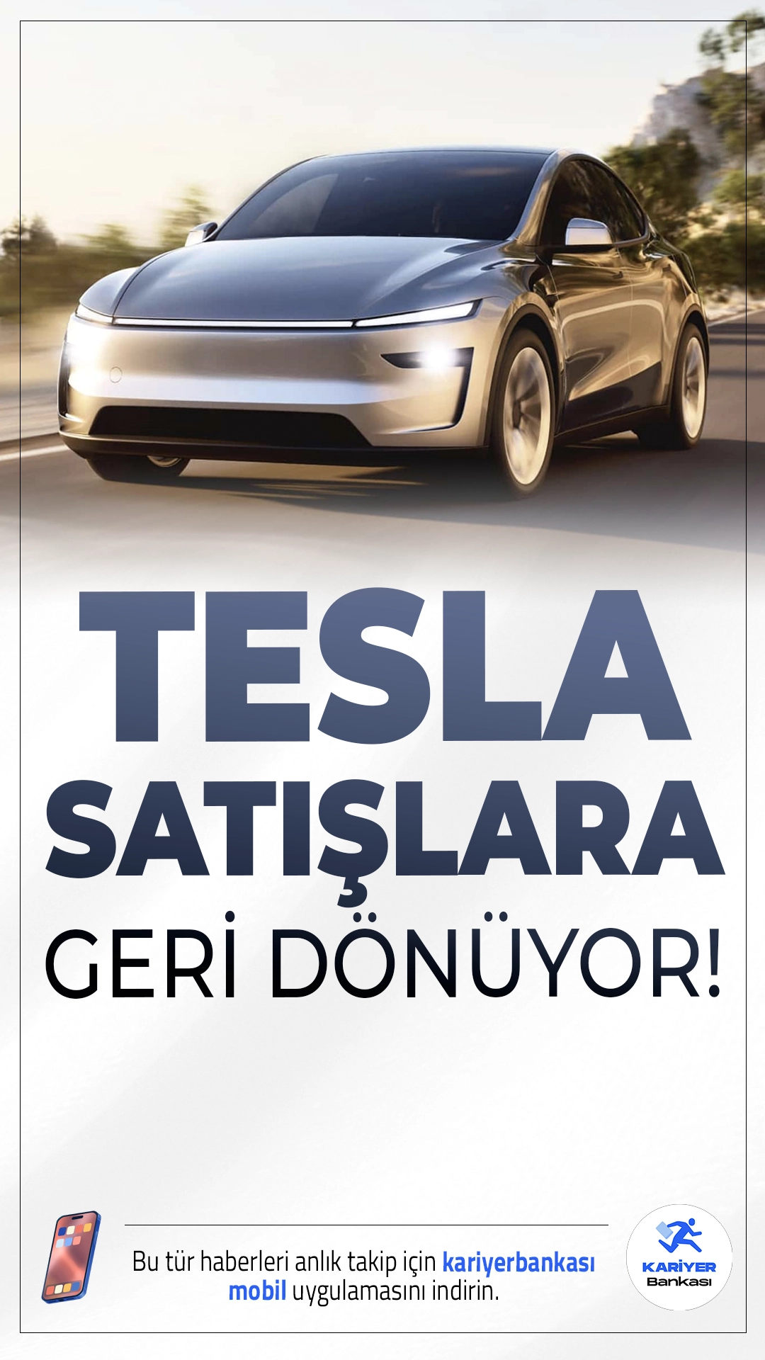 Tesla Satışlara Geri Dönüyor: İşte Model Y'nin Yeni Zamlı Fiyatları ve Satış Tarihleri.ÖTV artışı sonrası satışları durduran Tesla Türkiye, 6-7 Ağustos’ta yeniden sipariş alımına başlıyor. Model Y’nin yeni fiyatları ise 2,2 milyon TL’den başlıyor.