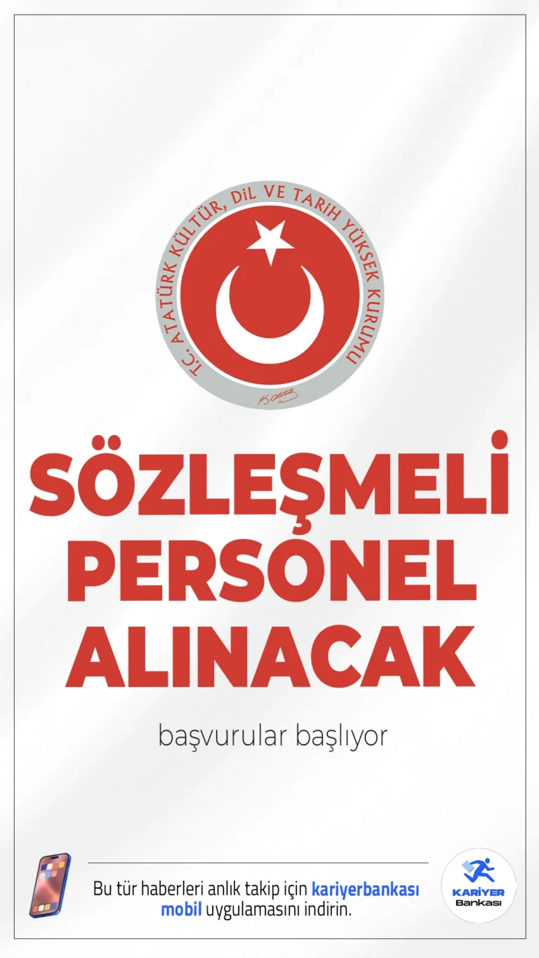 Kültür Bakanlığı Atatürk Kültür, Dil ve Tarih Yüksek Kurumu (AYK) 131 Personel Alımı Başvurusu Başlıyor.Atatürk Kültür, Dil ve Tarih Yüksek Kurumu ile bağlı kuruluşlar olan Atatürk Araştırma Merkezi, Atatürk Kültür Merkezi, Türk Dil Kurumu ve Türk Tarih Kurumunda istihdam edilmek üzere sözleşmeli personel alımı başvuruları 11 Ağustos başlıyor. İlgili alım duyurusu göre , AYK'ya lisans, ön lisans ve ortaöğretim mezunlarından olmak üzere farklı ünvanlarda personel alınacak.İşte kadrolar ve şartlar...