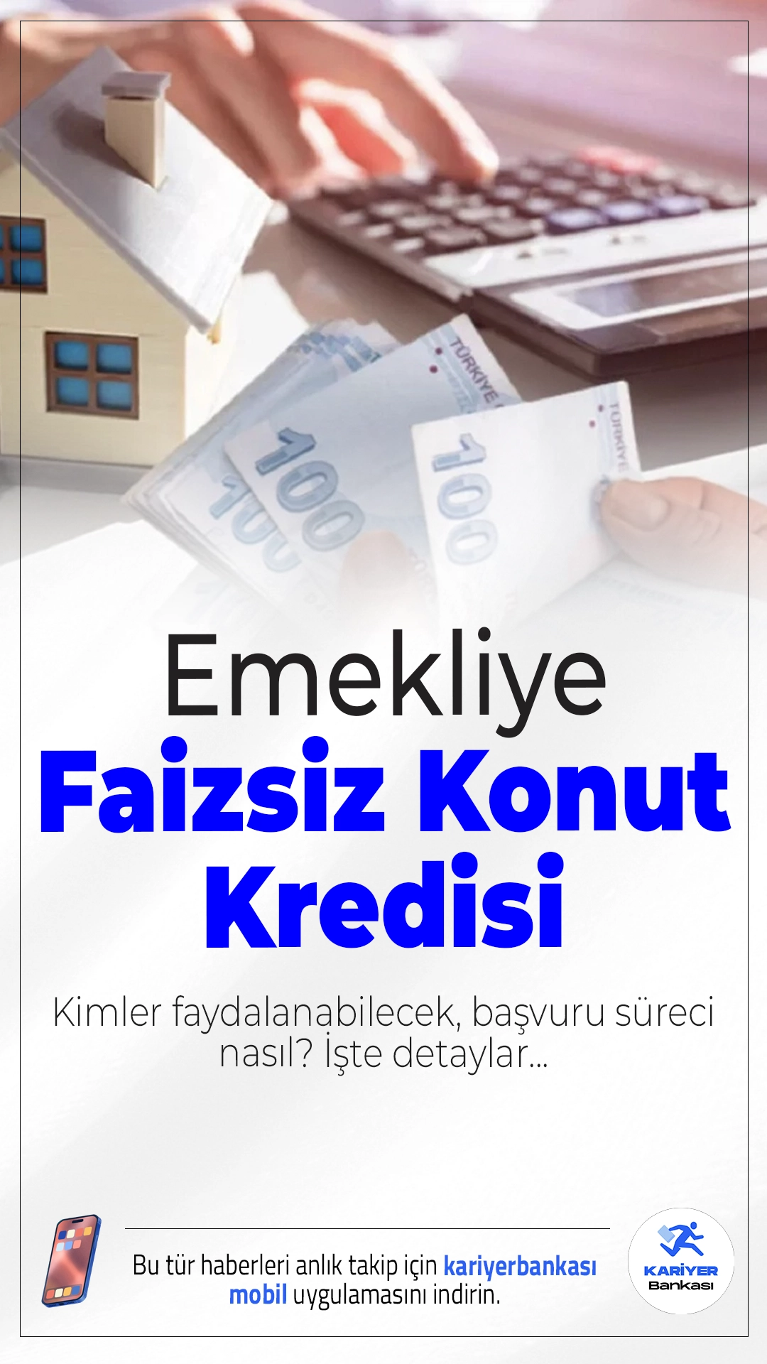 Emekliye Faizsiz Konut Kredisi: Kimler Faydalanabilecek, Başvuru Süreci Nasıl?Emeklilere yönelik faizsiz konut kredisi desteğinde detaylar netleşti. Sadece belirli gruplara tanınan bu ayrıcalıktan kimlerin yararlanabileceği ve sürecin nasıl işlediği açıklandı.