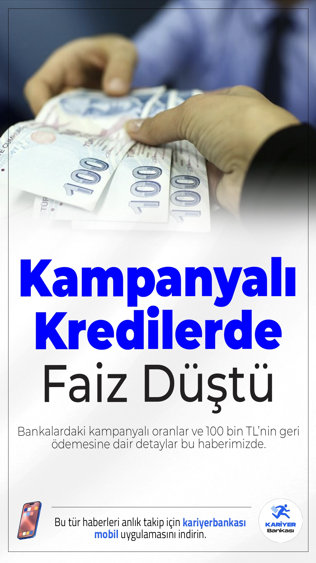Faizler Geri Çekildi: Bankaların Kampanyalı Kredi Oranları ve 100 Bin TL Geri Ödeme....Merkez Bankası'nın faiz indirim kararının ardından bankalar da ihtiyaç kredisi faizlerini düşürdü. 100 bin TL için uygulanan kampanyalı kredi faiz oranı bazı bankalarda %2,09’a kadar geriledi.