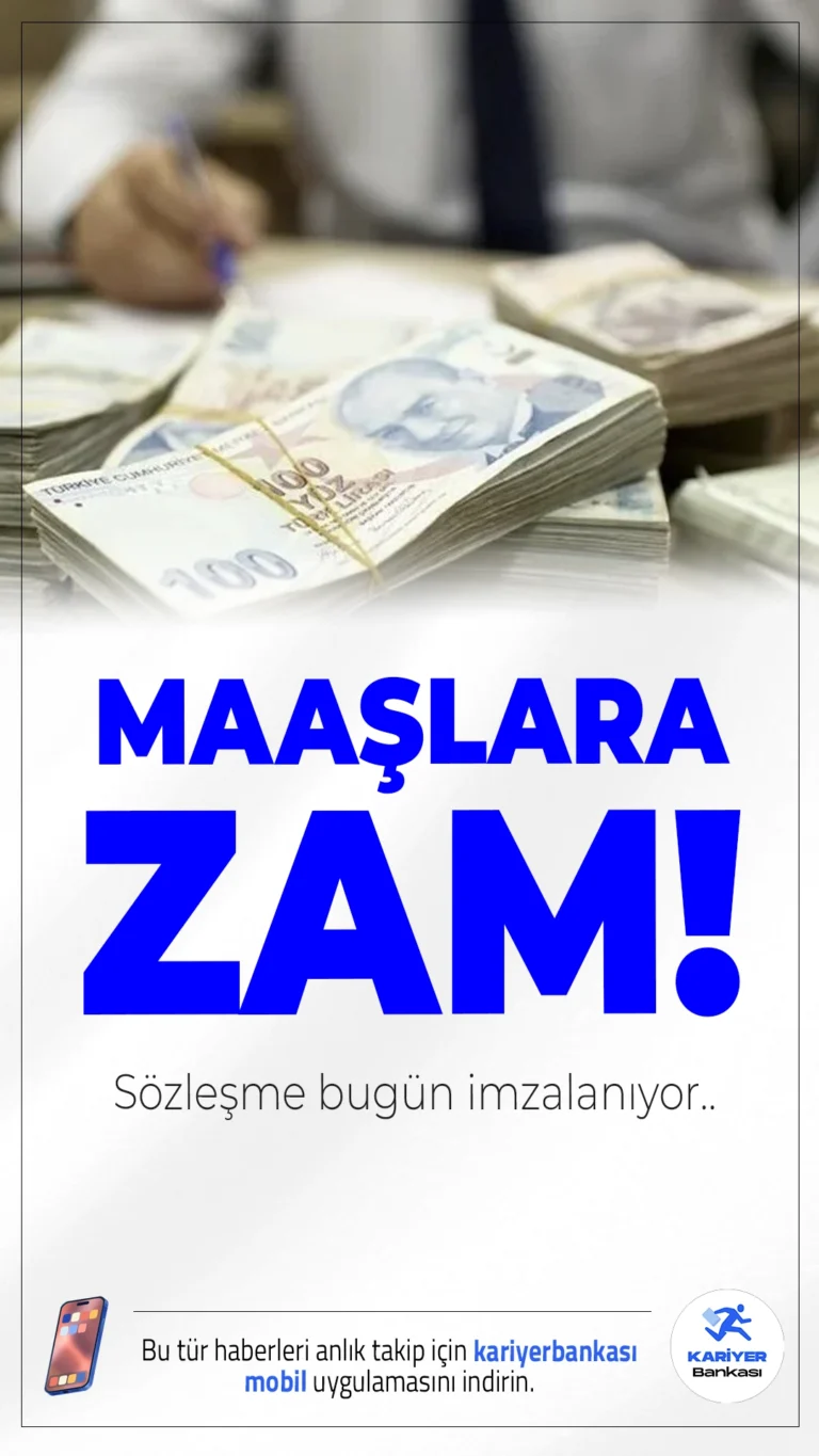 Kamu İşçi Zammında İmzalar Bugün Atılıyor.600 bin kamu işçisini ilgilendiren toplu sözleşme süreci anlaşmayla sonuçlandı. Zam ve seyyanen artış içeren protokol bugün imzalanıyor.