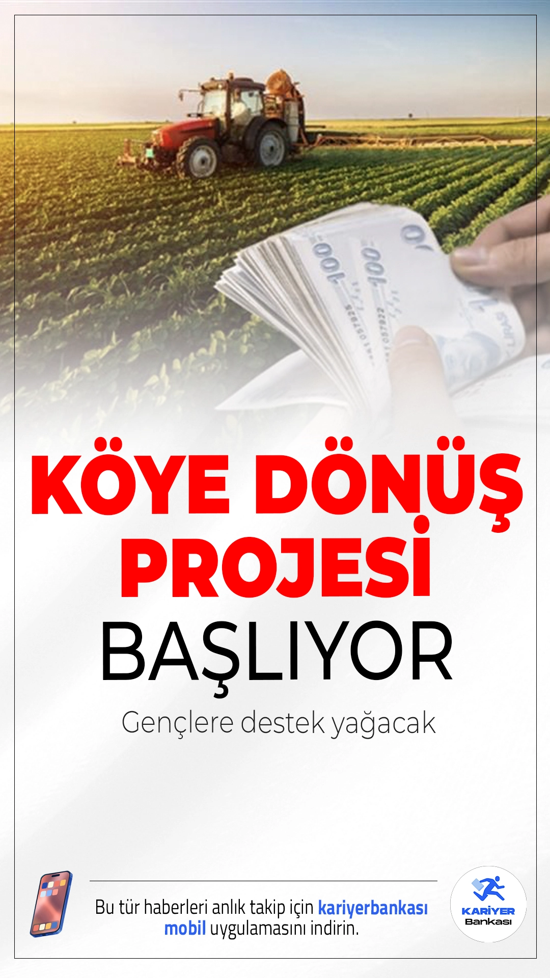 Köye Dönüş Projesi Başlıyor: Gençlere Tarım ve Hayvancılık Desteği Geliyor.Köyüne dönmek isteyen 40 yaş altı gençlere faizsiz kredi, ücretsiz tarla ve çeşitli destekler sağlanacak. Başvurular 2026 başında başlayacak.