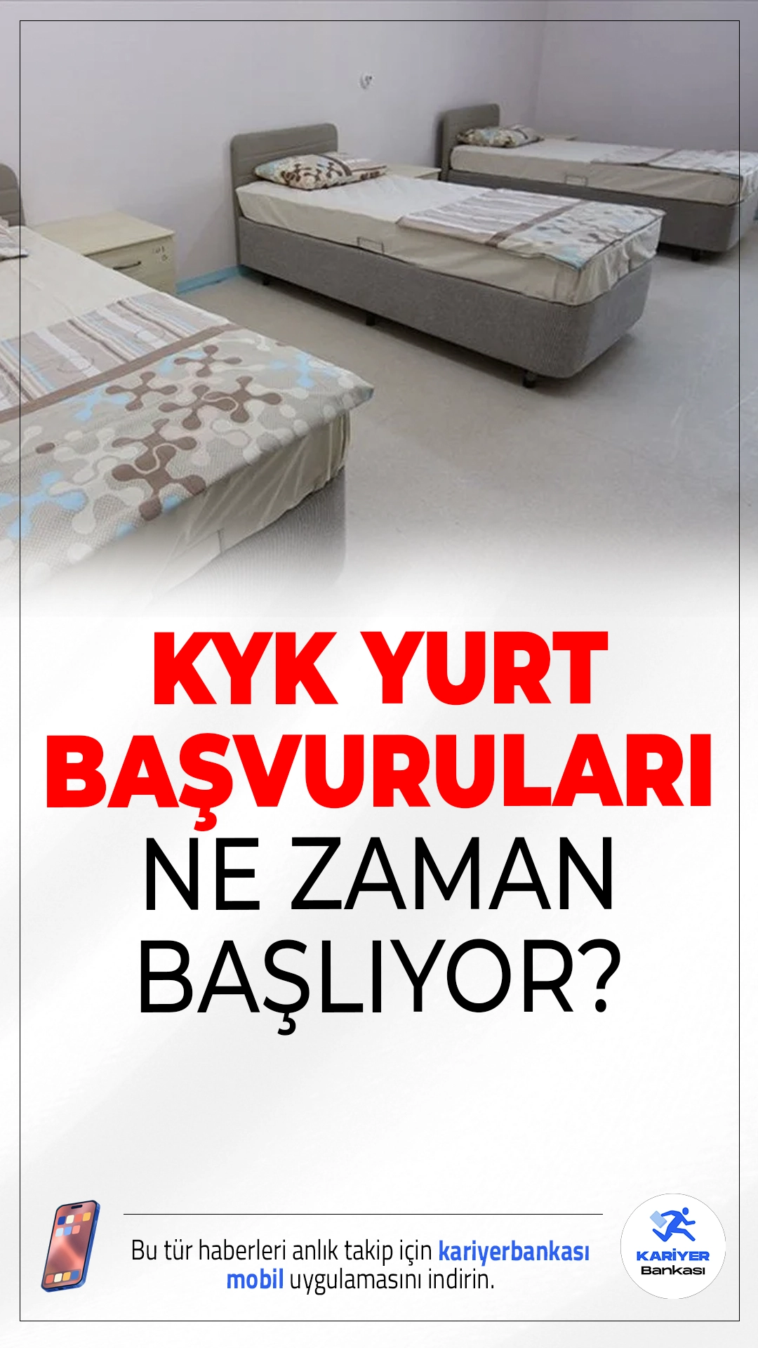 KYK Yurt Başvuruları Ne Zaman Başlayacak? 2025 Yurt Ücretleri Ne Kadar?Üniversite yerleştirme sonuçlarının açıklanmasıyla birlikte öğrencilerin gündeminde KYK yurt başvuruları yer alıyor. 2025-2026 eğitim yılı için yurtlara başvuru yapacak adaylar, başvuru takviminin netleşmesini bekliyor.