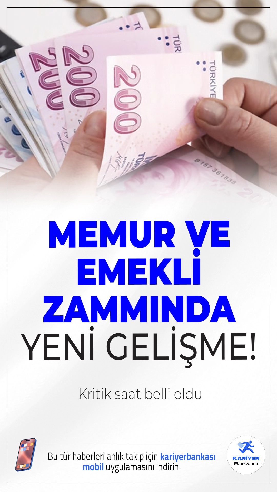 Memur ve Emekliye Zam Pazarlığında Yeni Tur: Gözler İkinci Teklifte.Memur ve emekli maaşlarına yapılacak zam oranlarının belirleneceği toplu sözleşme süreci bugün yeniden hız kazanıyor. Gözler saat 16.30'daki kritik toplantıya çevrildi.