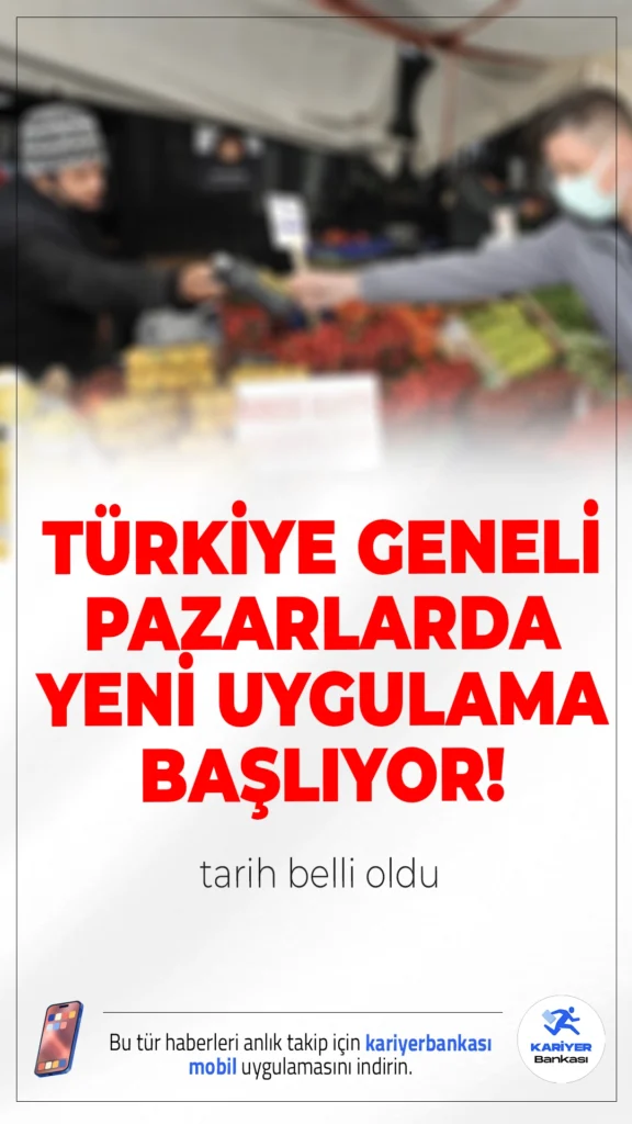 15 Ağustos’ta Başlıyor: Semt Pazarlarında POS Cihazı Zorunluluğu Geliyor.Semt pazarlarında artık nakit taşıma dönemi sona eriyor. 15 Ağustos itibarıyla tüm pazarcı esnafı POS cihazı bulundurmak zorunda olacak, vatandaşlar alışverişlerini kartla yapabilecek.